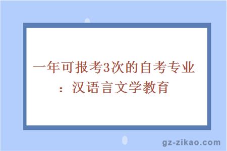 自考漢語(yǔ)言文字教育