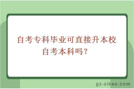 報名自考本科