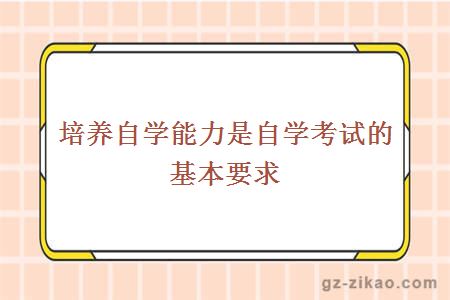 自學(xué)考試