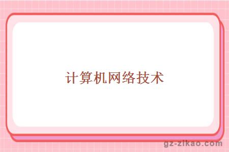 計算機網(wǎng)絡(luò )技術(shù)