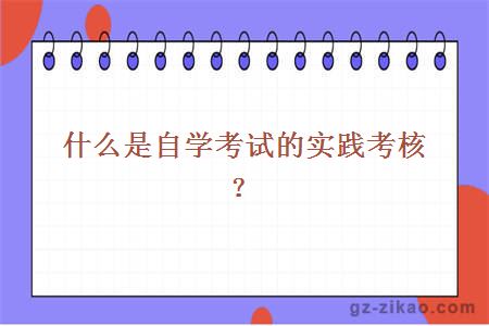 什么是自學(xué)考試的實(shí)踐考核？