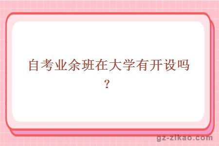 自考業(yè)余制