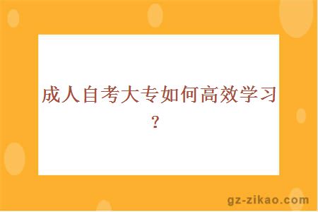 成人自考大專(zhuān)