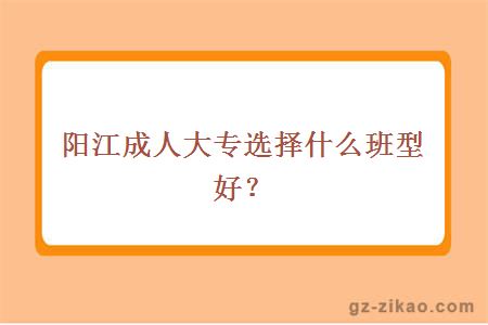 陽(yáng)江成人大專(zhuān)