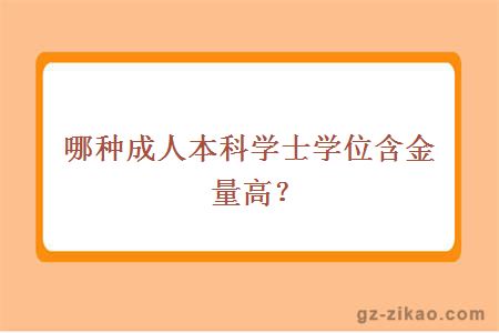 自考成人本科學(xué)士學(xué)位