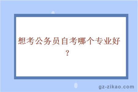 公務(wù)員自考