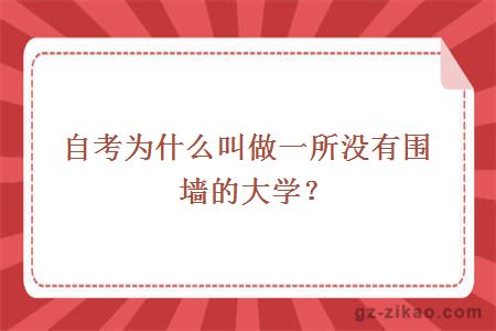 沒(méi)有圍墻大學(xué)