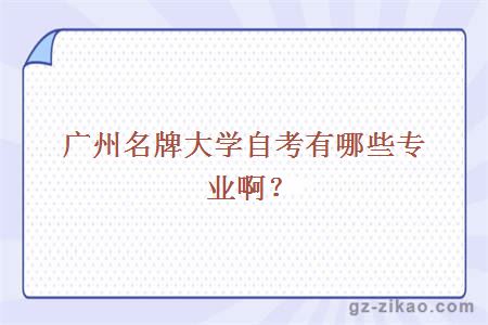 自考專(zhuān)業(yè)