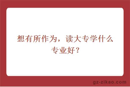 大專(zhuān)專(zhuān)業(yè)
