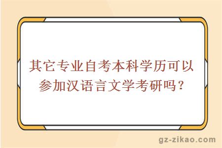 漢語(yǔ)言文學(xué)