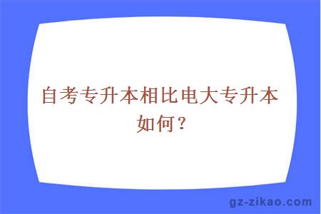 自考專(zhuān)升本