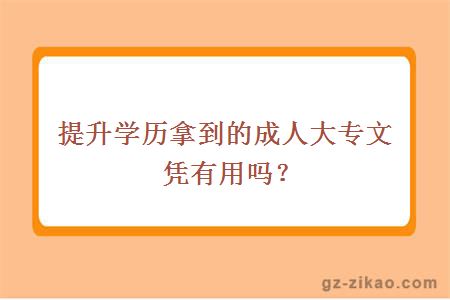 成人大專(zhuān)文憑
