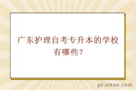 護理專(zhuān)業(yè)自考