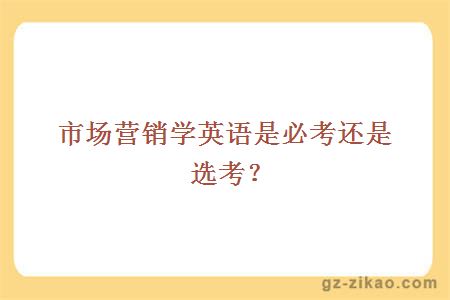 市場(chǎng)營(yíng)銷(xiāo)專(zhuān)業(yè)
