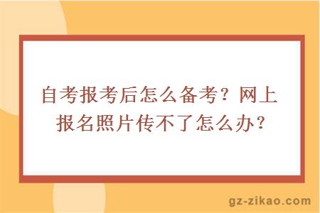 自考報考后怎么備考？網(wǎng)上報名照片傳不了怎么辦？